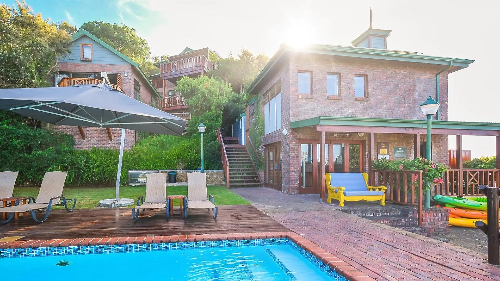 **** Gasthof Boardwalk Lodge – B&B Wildernis Südafrika